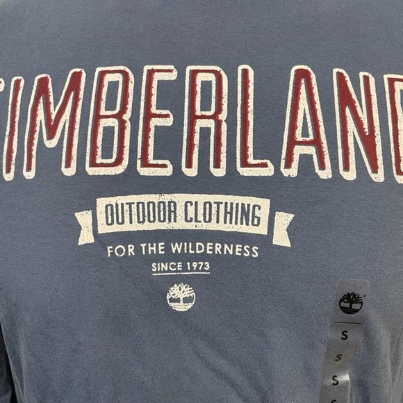 Timberland Men's LONG SLEEVE TURQUOISE T-Shirt 6208J-432 SIZE : L - Picture 4 of 6